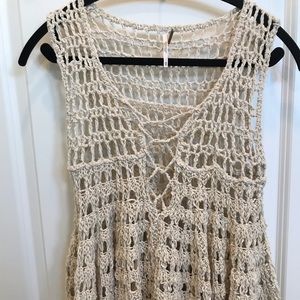 Free People crochet tank